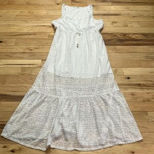 * Ladies Maurices maxi dress XXL white